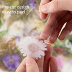 160pcs Pre-Cut Scrapbooks Natural Stickers, Floral and Plant Sticker - Image 2