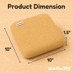 Woolbuddy Wool Felting Pad 10 x 10 x 1.5 Inch, Durable Needle Felting Mat - Image 3