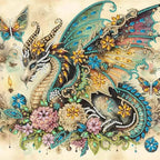 ZQEATRY Dragon Special Shape Diamond Art Kits by ZQEATRY