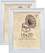 16x20 Picture Frame with Real Glass set of 2, Vintage Frames by TKYGU