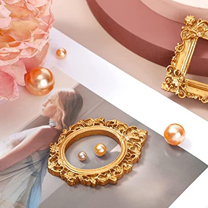 5 Pcs Mini Gold Frames - Image 4