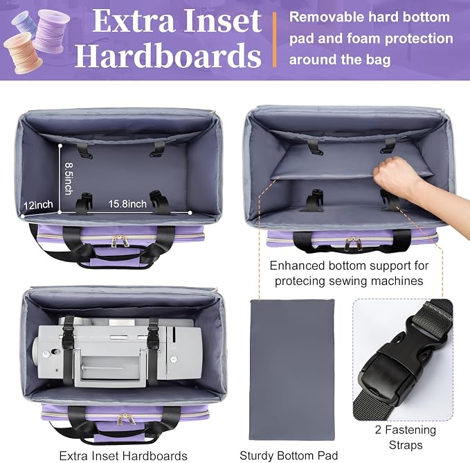 Anitor Rolling Sewing Machine Carrying Case - Image 3