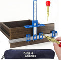 King&Charles Cabinet Hardware Jig & Automatic Center Punch Set. | Avoid Jitter by King%26Charles