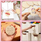 FSWCCK 50 PCS 3 Inch Wood Circles - Image 5