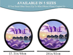 TNSLGHS Moving Sand Art, Wall Mounted Sand Art Liquid Motion, 360°Rotate Moving - Image 3