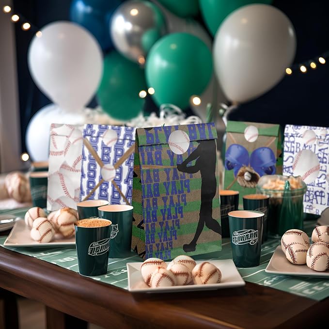 Baseball Party Favor Bags for Kids – 24 Pcs Baseball Gift Bags - Image 6
