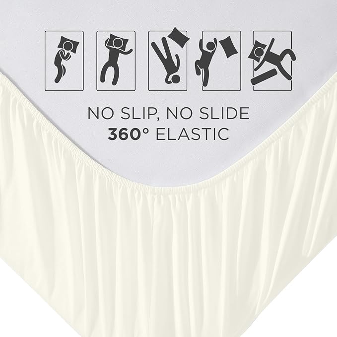 Royale Linens Fitted Sheet Twin XL - Image 5