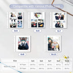 Popotop Large Photo Album Self Adhesive 4x6 5x7 8x10 Scrapbook Album DIY - Image 8