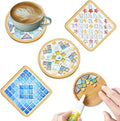 WATHFKCU 4 Sets DIY Glass Mosaic Tiles by WATHFKCU