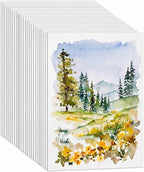 TaoBary 300 Pcs Watercolor Paper Sheet Bulk 5.5 x 8.5 Inch White Cold Press by TaoBary