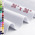 Large Felt Fabric Sheet 36 x 36 Inch, 1.6mm Thick | Soft nonwoven felt by MIGLORIA