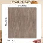 12 Pcs Walnut Unfinished Wood Craft, School DIY Projects, CNC Cutting, and Wood - Image 2
