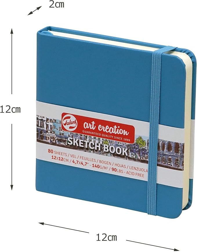Talens T9314-214M Art Creations Sketchbook, Drawing Notebook, 4.7 x 4.7 inches - Image 3