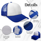 Vabean 24 Pack Sublimation Blank Cap Trucker Mesh Cap Unisex Plain Blank - Image 3