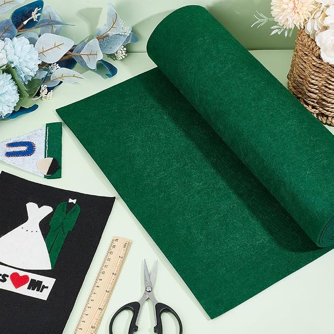 BENECREAT 78.7x15.7inch Felt Roll, 3mm Thick Nonwoven Felt Roll - Image 5