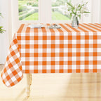 Smiry Rectangle Table Cloth, Waterproof Vinyl Tablecloth by Smiry