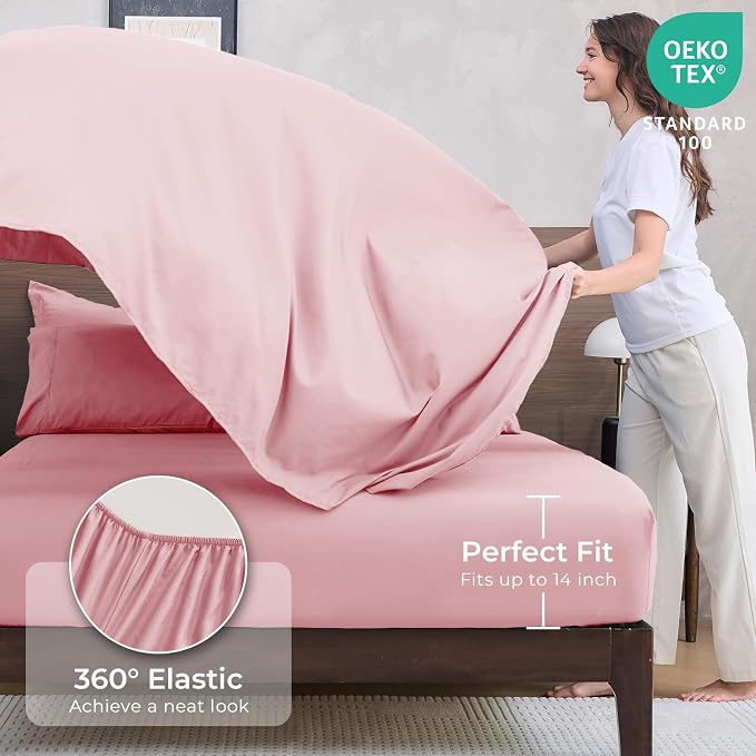 HEVUMYI Pink Queen Comforter Set - Image 5