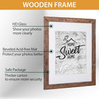 Califortree Rustic Brown 11x14 Picture Frame - Image 7