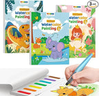 TECJOE 3 Pack Paint with Water Coloring Books by TECJOE