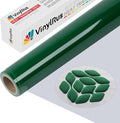 VinylRus Puff Heat Transfer Vinyl-12” x 5ft Green Heavy Duty Puff Iron on Vinyl by VinylRus