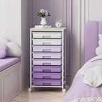SYKIARIOL Rolling Cart with Drawers, Utility Cart With 8 Drawers and Wooden - Image 7