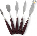 5-Piece Stainless Steel Palette Knife Set | Oil, Watercolor Painting, Cake by Unknown