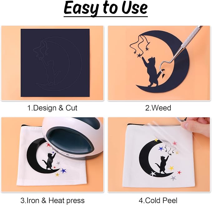 HTVRONT HTV Heat Transfer Vinyl Rolls - Image 5