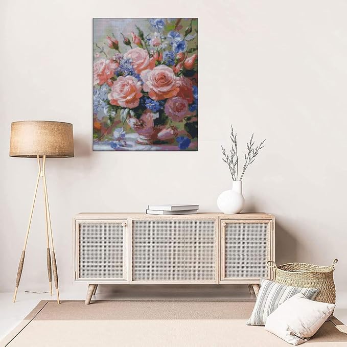 Flowers Stamped Cross Stitch Kits Cross Stitch Patterns, Dimensions Cross - Image 6