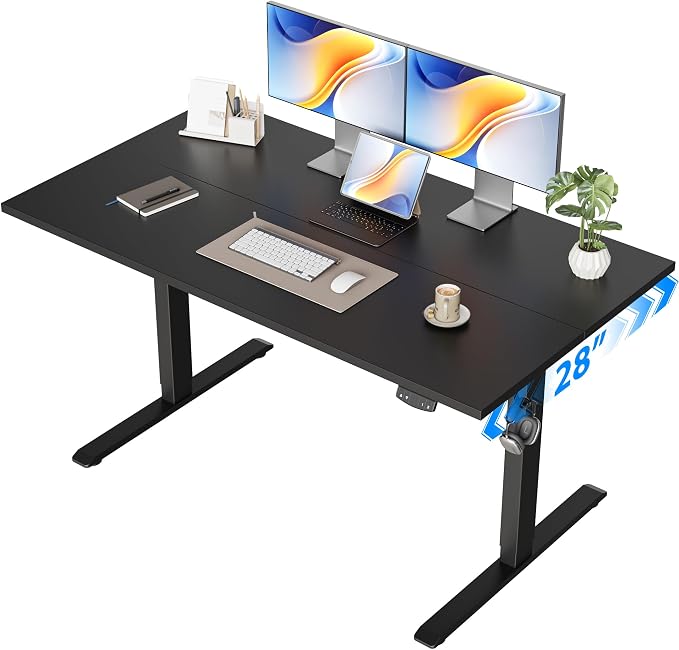 Agilestic Electric Standing Desk, 48 x 28 Inches Height Adjustable Desk by Agilestic