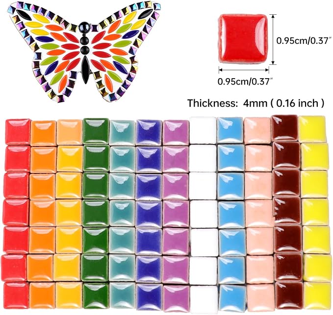 454g Petal Ceramic Mosaic Tiles - Image 3