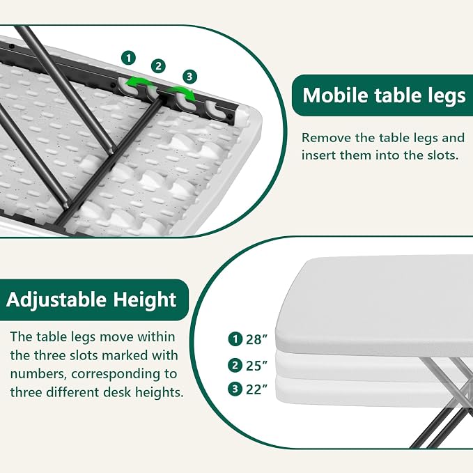 Folding Table 30 Inch - Image 7