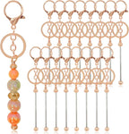 28 Pcs Beadable Keychain Bars by DNLEGULI