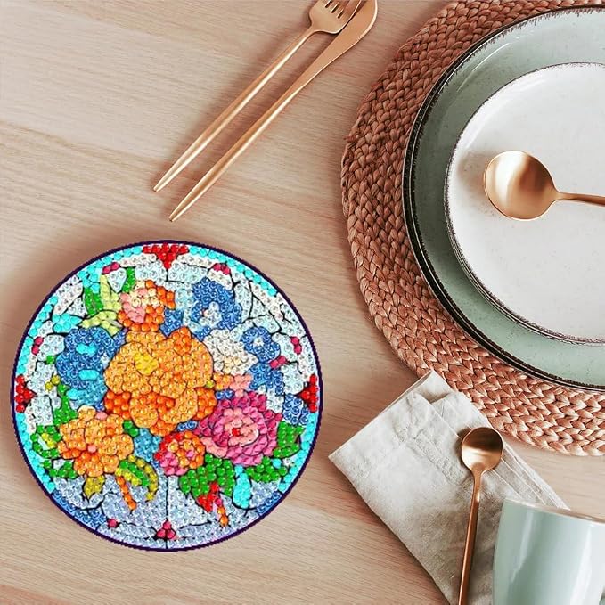 ijbnhd Mandala Diamond Painting Coasters Kit - Image 7
