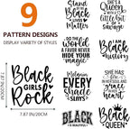 Fashion Black Woman Iron on Transfers - Image 6