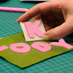 CHRORINE 10 Pcs Pink Felt Fabric Sheets Self Adhesive Felt Sheets 8 x 12 Inches - Image 5