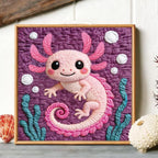 BEUNITONE Pink Axolotl Punch Needle Kit - Image 5