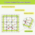 Aixoom Quilting Ruler Set, Square Quilting Templates 3.5/4.5/6.5/10.5" | - Image 3