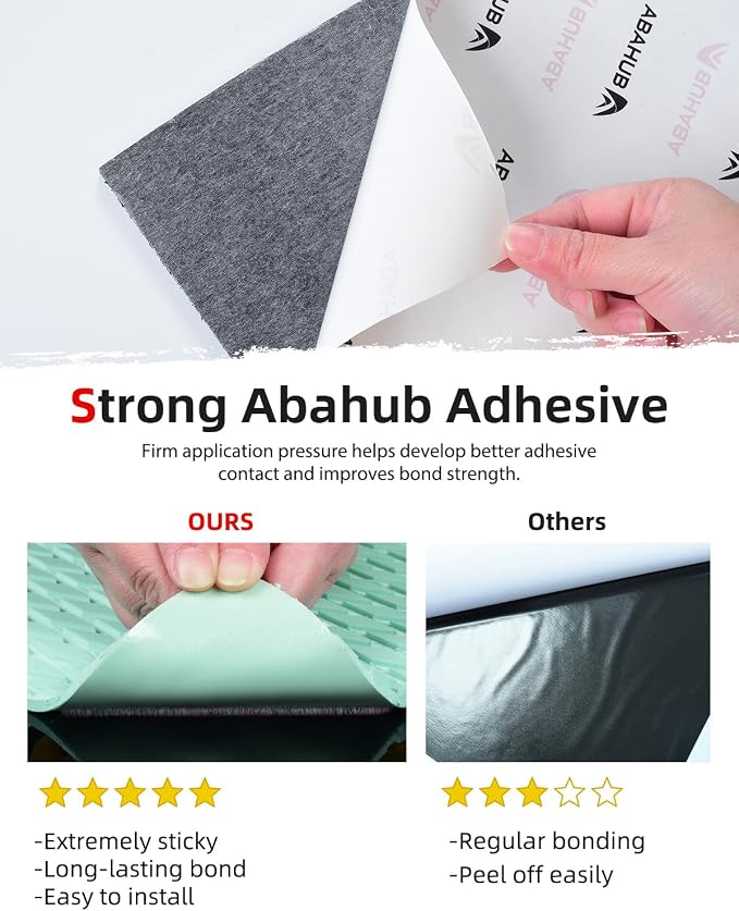 Abahub EVA Foam Boat Flooring Self-Adhesive Decking Surfboard Traction Pad | - Image 2