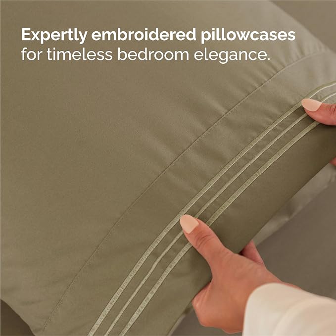 King Size 4 Piece Sheet Set - Image 6