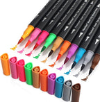 Piochoo Dual Brush Markers, 60Colors Markers - Image 3