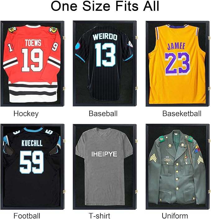 IHEIPYE Jersey Frame Display Case 6 Pack - Image 5