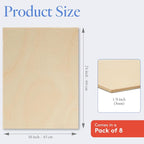 3 mm Baltic Birch Plywood 1/8 x 18 x 24 Inch, Box of 8 B/BB Grade Craft Wood - Image 2