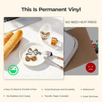 HTVRONT Leopard Permanent Vinyl 10 Pack Compatible - Image 4
