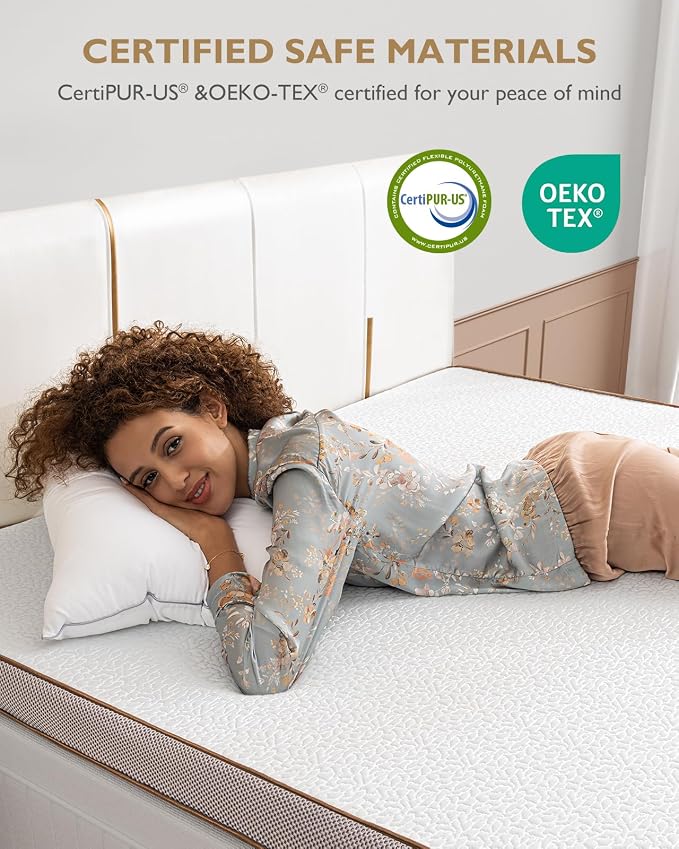 BedStory 4 Inch Mattress Topper Full Size - Image 4