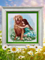 RIOLIS - True Friend 2158, Dogs Cross Stitch Kits 11¾" x 11¾", Counted Cross - Image 3