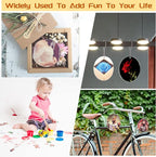 50 Pieces Clear Acrylic Circle Keychains Tags 2.5"/63.5mm Acrylic Discs | - Image 4