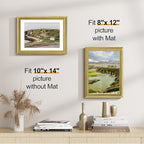 Vittanly 10x14 Picture Frames Set of 2, Ornate Vintage Photo Frame - Image 3