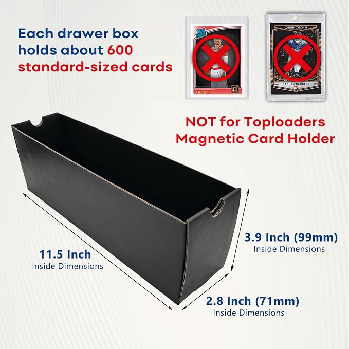 Fageverld Trading Card Storage Box, Collector Cardboard Card Box - Image 4