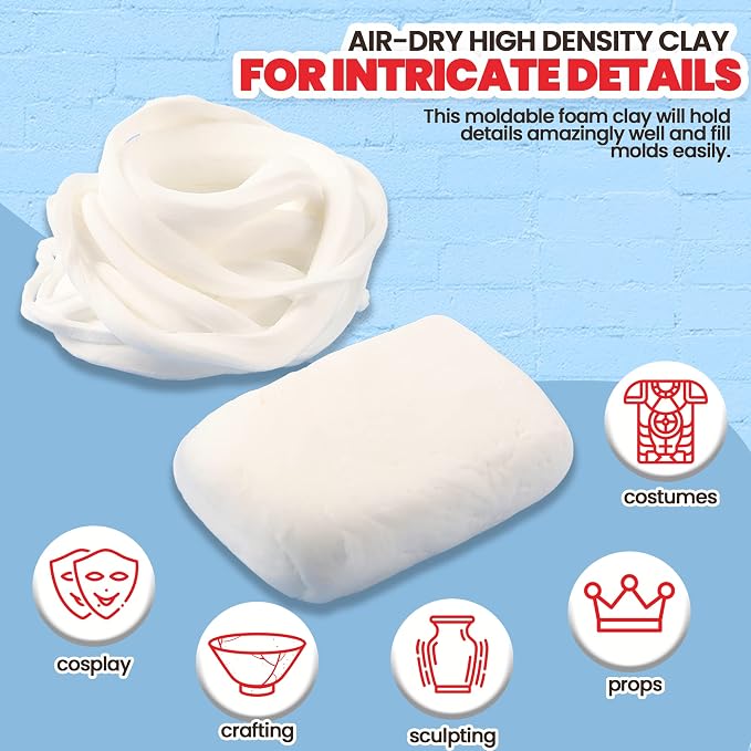3.3 lbs Moldable Cosplay Foam Clay – High Density and Hiqh Quality - Image 6