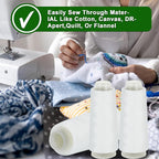 14 Pack Serger Thread Cones, 40S/2-1600 Yards Overlock Sewing Thread - Image 5